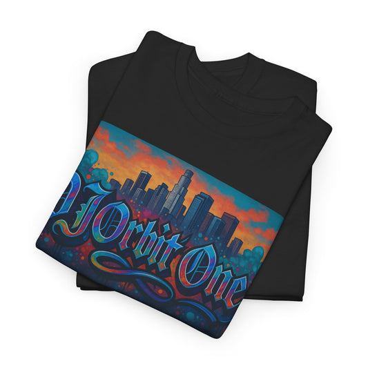 DJ Orbit One Downtown LA Graffiti Logo T-Shirt