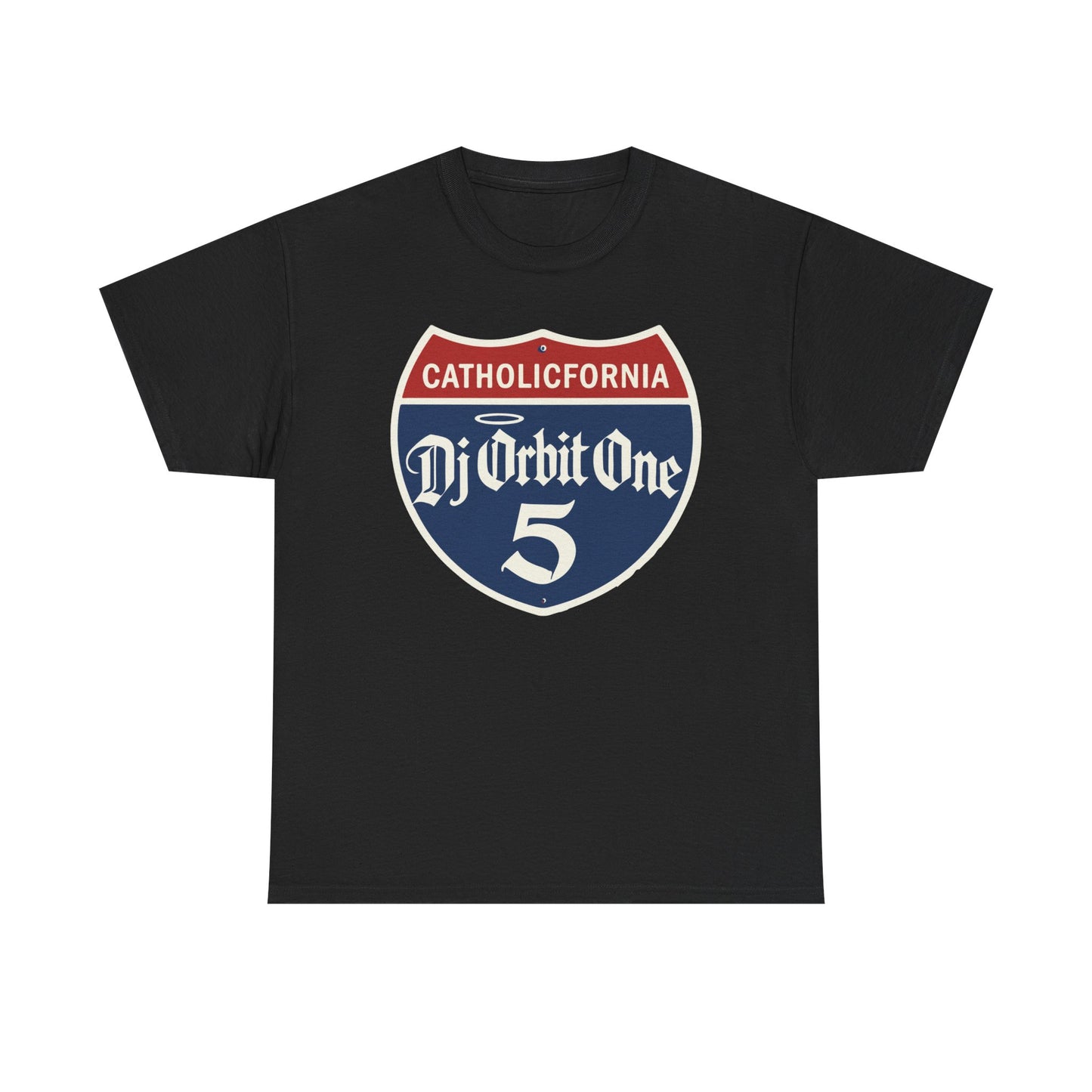 DJ Orbit One Catholicfornia Logo T-Shirt