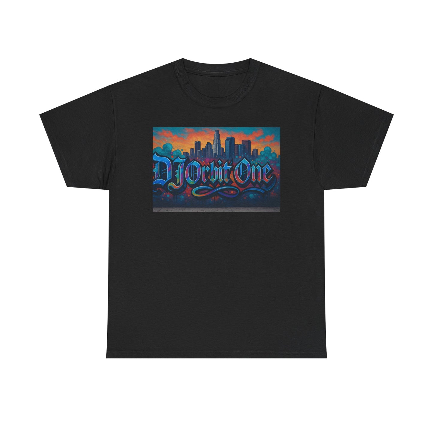 DJ Orbit One Downtown LA Graffiti Logo T-Shirt